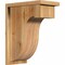Ekena Millwork Del Monte Rough Sawn Corbel w/Backplate, Western Red Cedar, 8"W x 14"D x 18"H COR08X14X18DEL01RWR - alternate 1